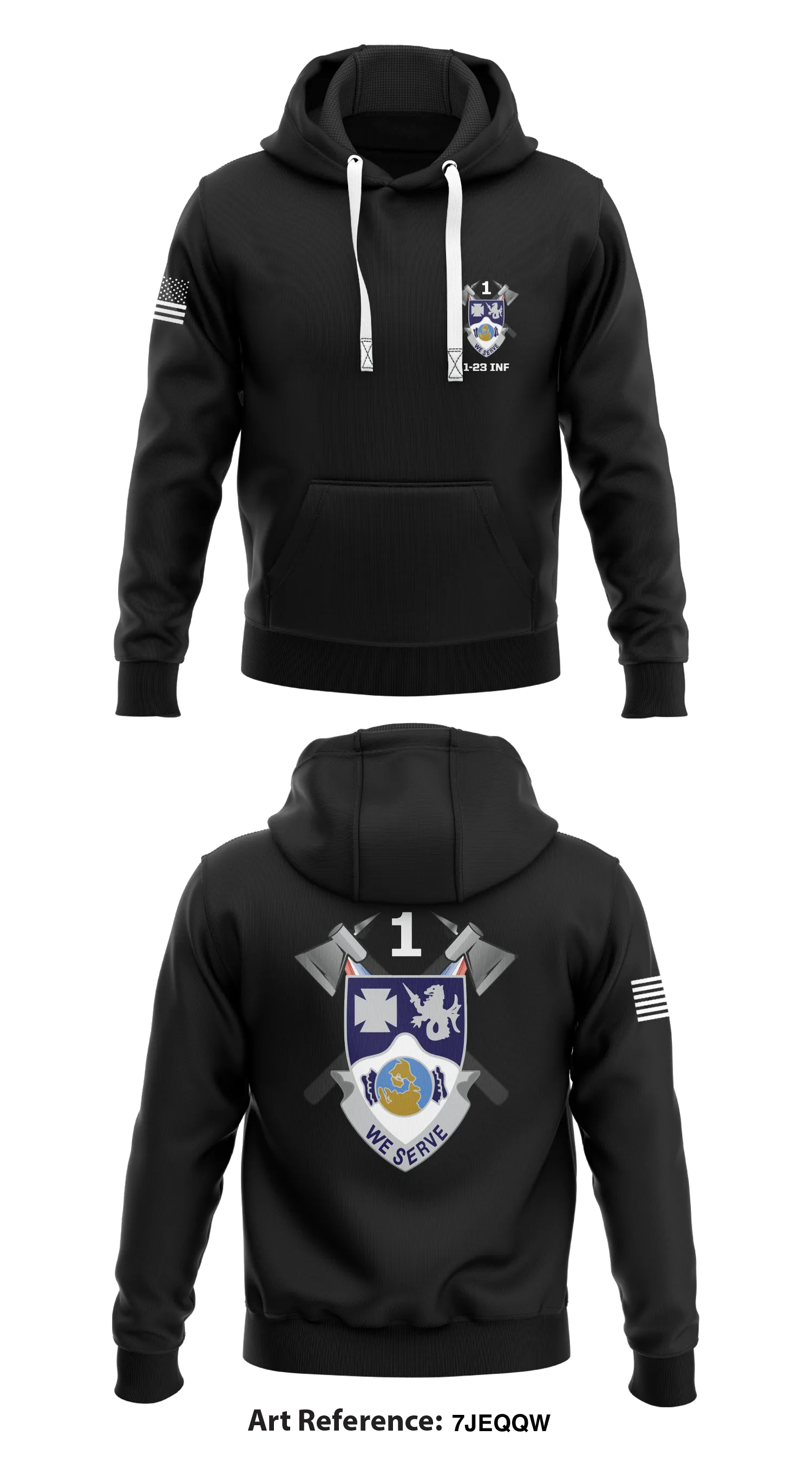1-23INF Tomahawks  Store 1  Core Men's Hooded Performance Sweatshirt - 7JEQQW