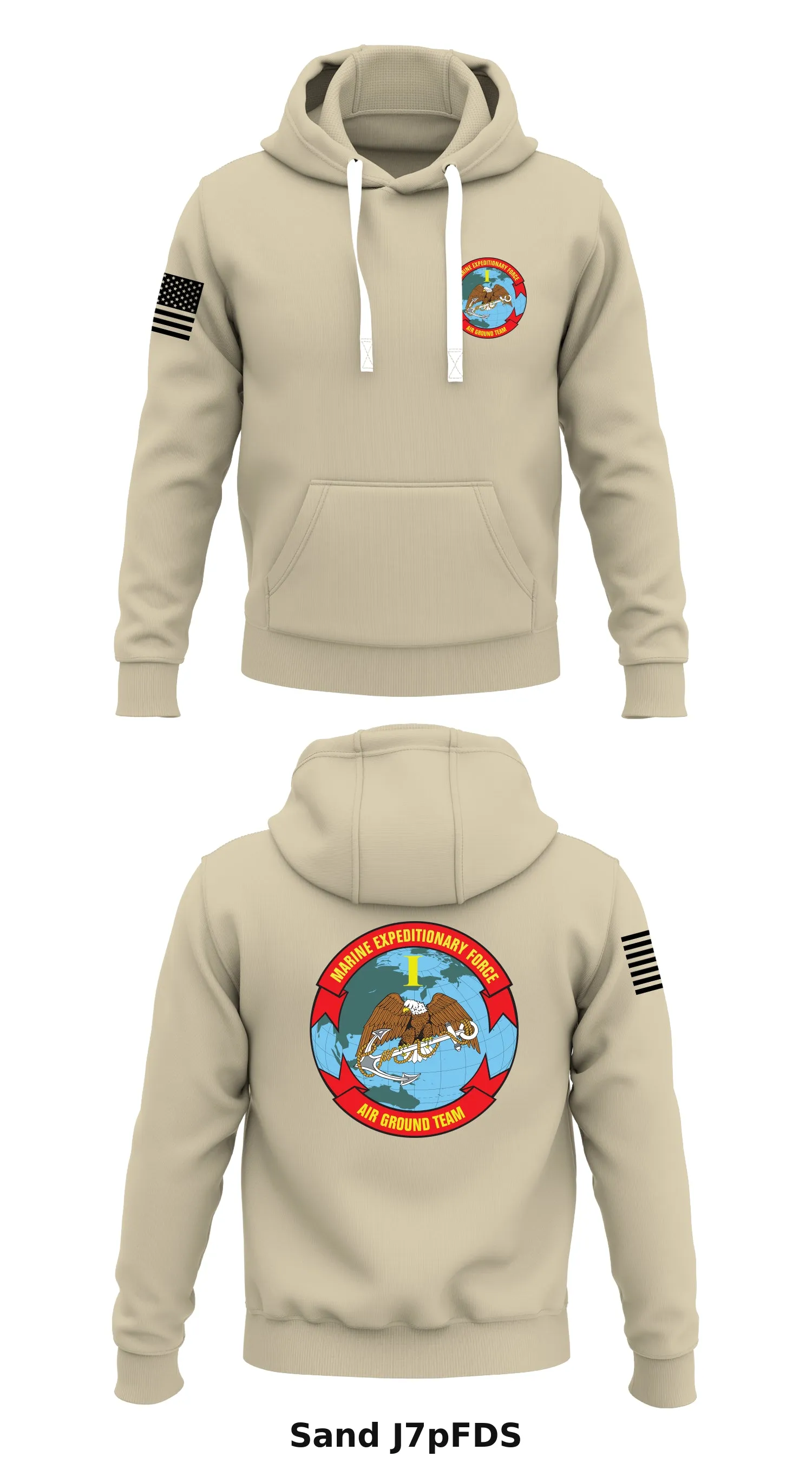1 Marine Expeditionary Force Store 1  Core Men's Hooded Performance Sweatshirt - J7pFDS