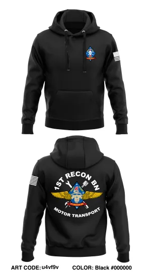 1st Recon Bn Store 1  Core Men's Hooded Performance Sweatshirt - u4vf9v