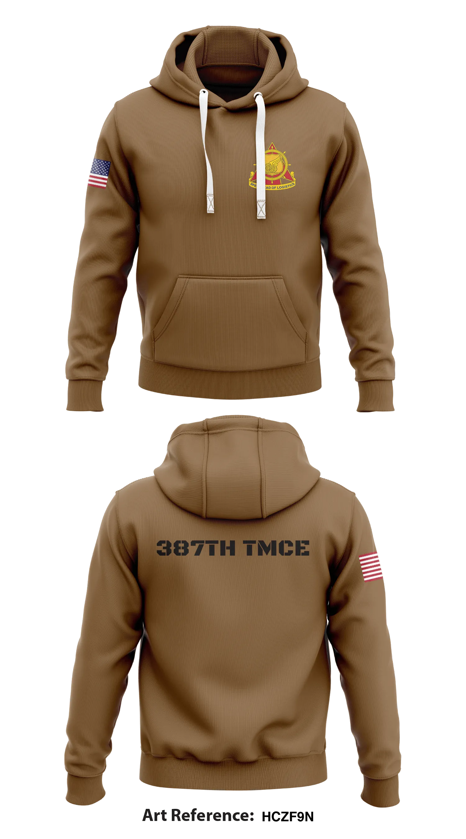 387th TMCE Store 1 Core Men's Hooded Performance Sweatshirt - hczF9N