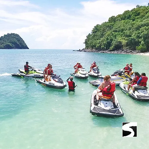 3h Cruise Ship Tour Jet Ski Safari with Passenger
