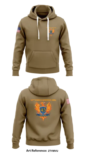 45TH CBRN CO (HR) Store 1 Core Men's Hooded Performance Sweatshirt - ZtvMVu