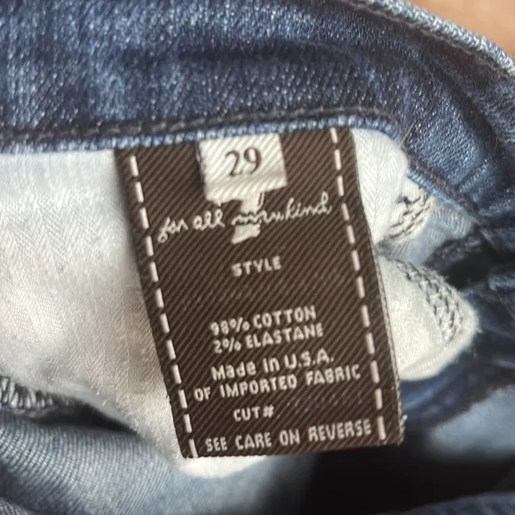 👖7 For All Mankind cropped jeans