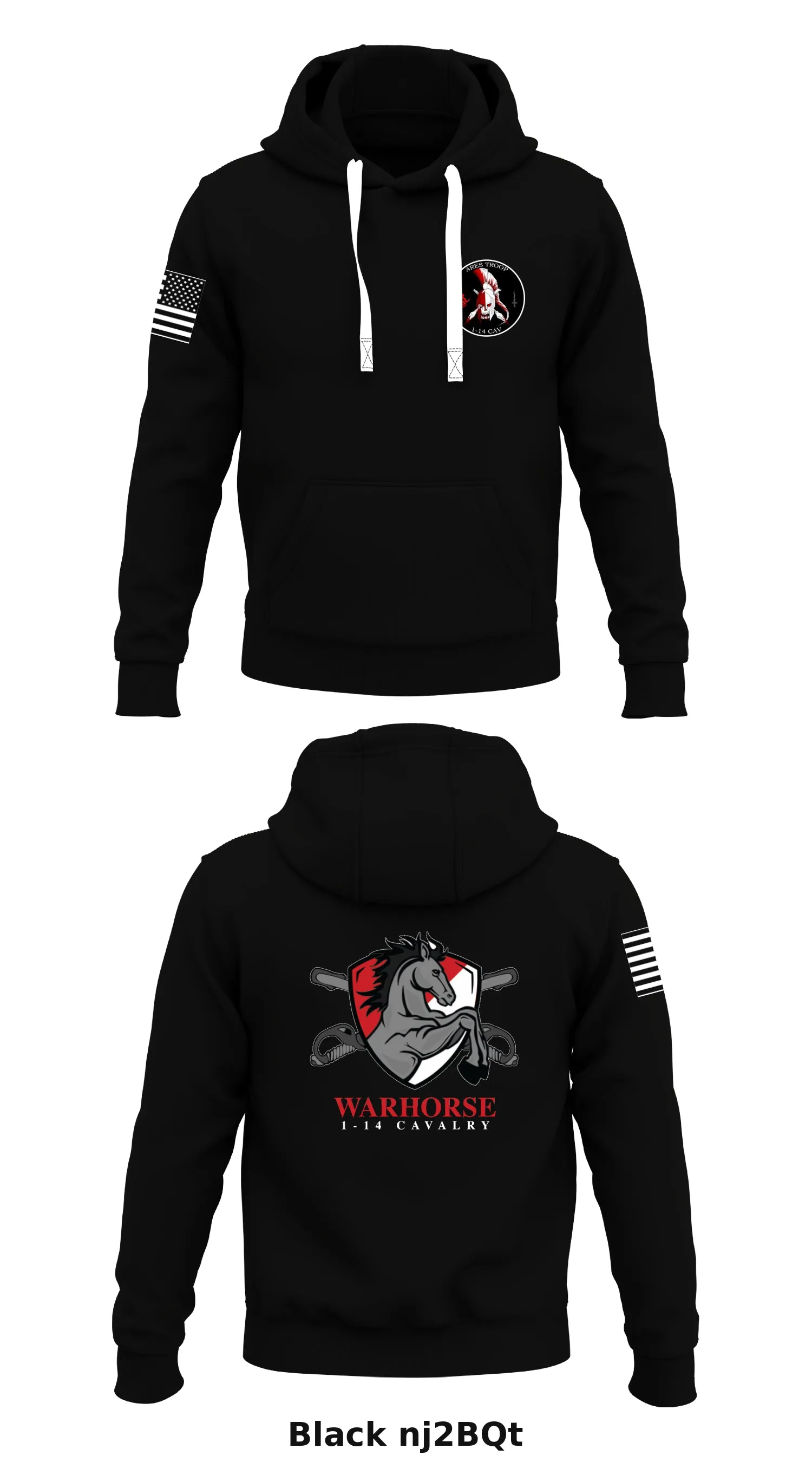 A TRP, 1-14 CAV, 1-2 SBCT Store 1  Core Men's Hooded Performance Sweatshirt - nj2BQt