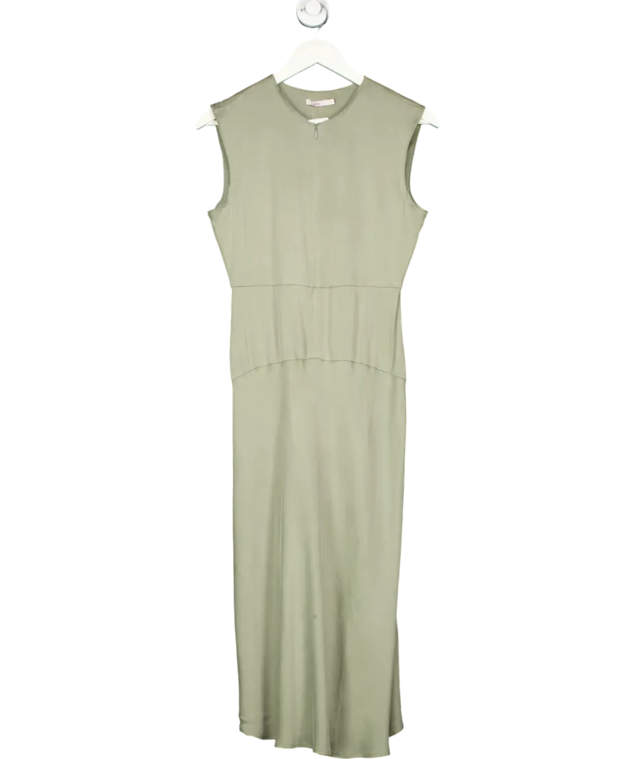Aday Green Save The Date Zip Up Midi Dress UK S