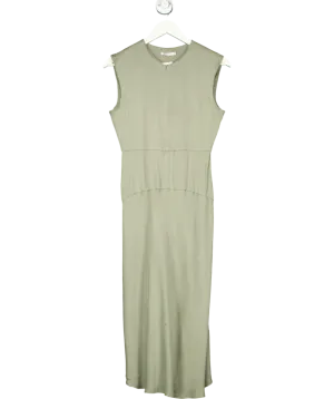 Aday Green Save The Date Zip Up Midi Dress UK S