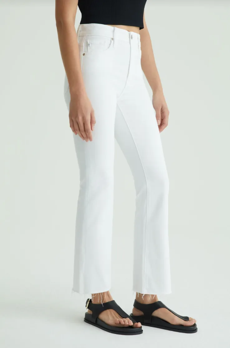 AG Farrah Boot Crop White