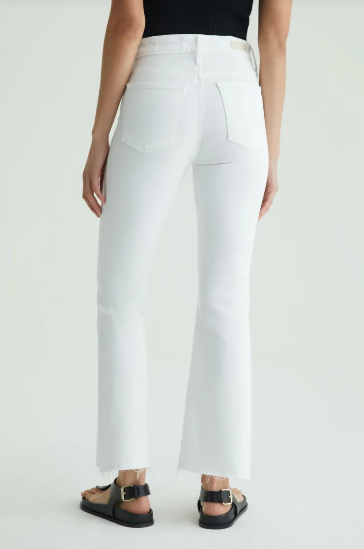 AG Farrah Boot Crop White