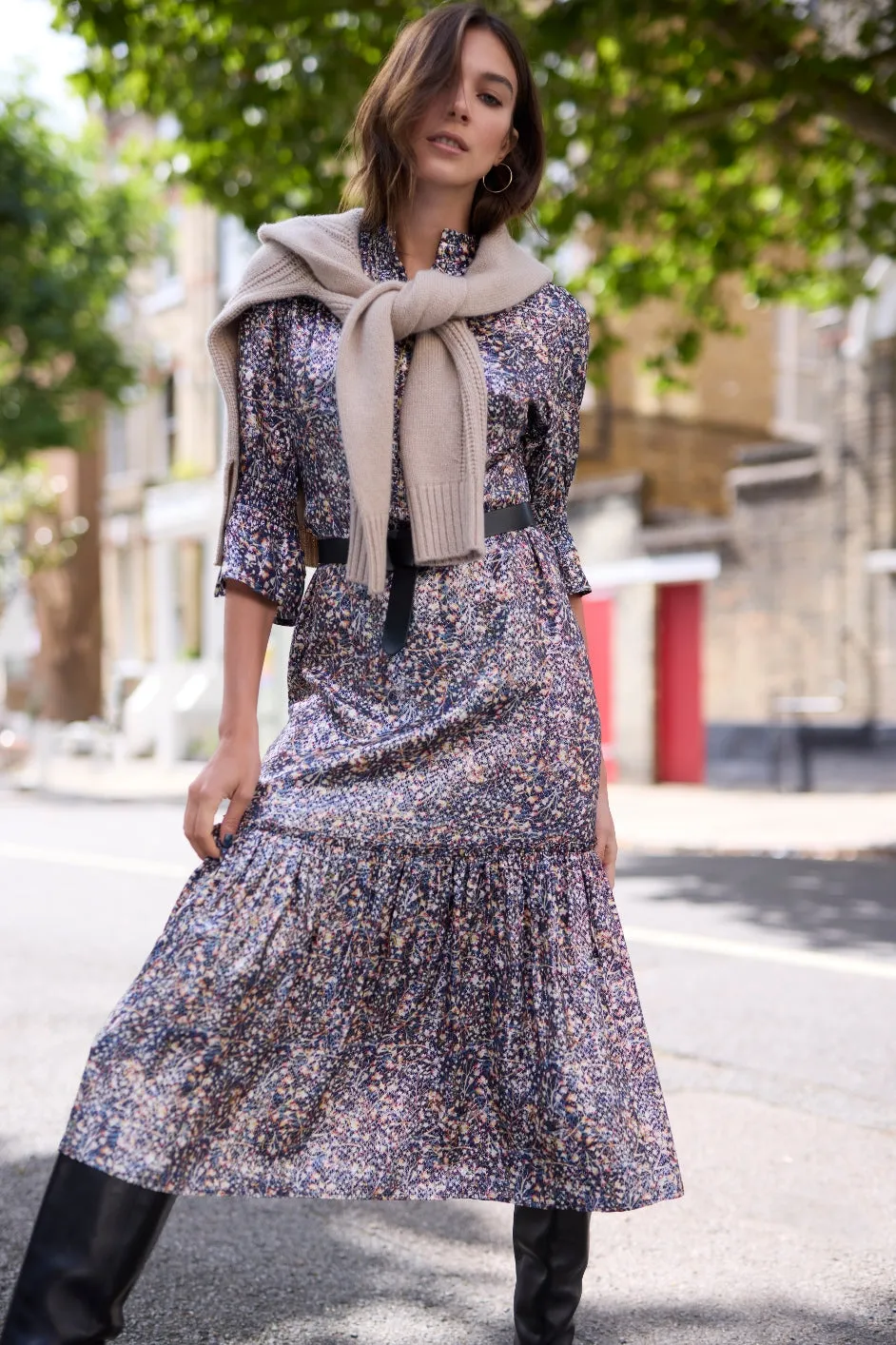 Aimee Lame Dress - Multi