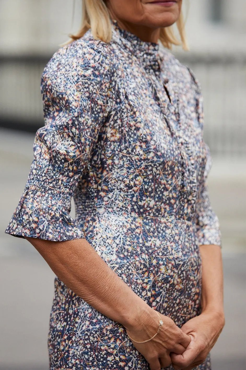 Aimee Lame Dress - Multi