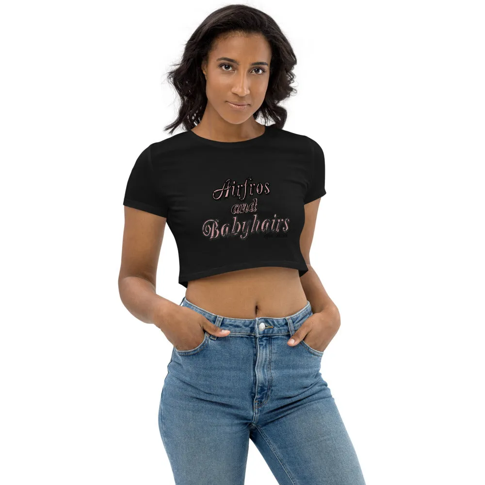 Airfros And Babyhairs Logo Crop Top