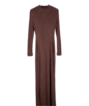 ALB Anne Louise Brown High-neck Long Sleeve Maxi Dress UK S