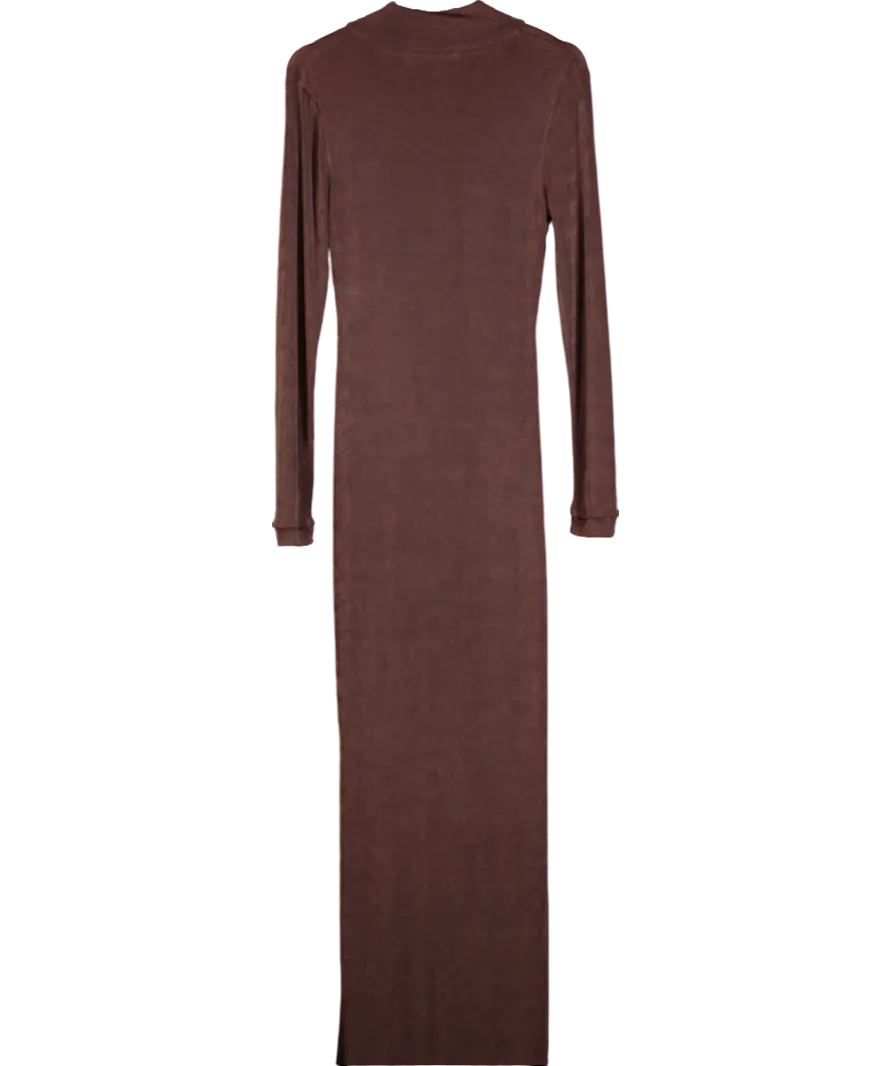 ALB Anne Louise Brown High-neck Long Sleeve Maxi Dress UK S