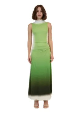 Aldina S/L Midi Dress - Chromatic Vine