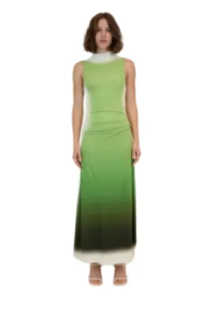 Aldina S/L Midi Dress - Chromatic Vine