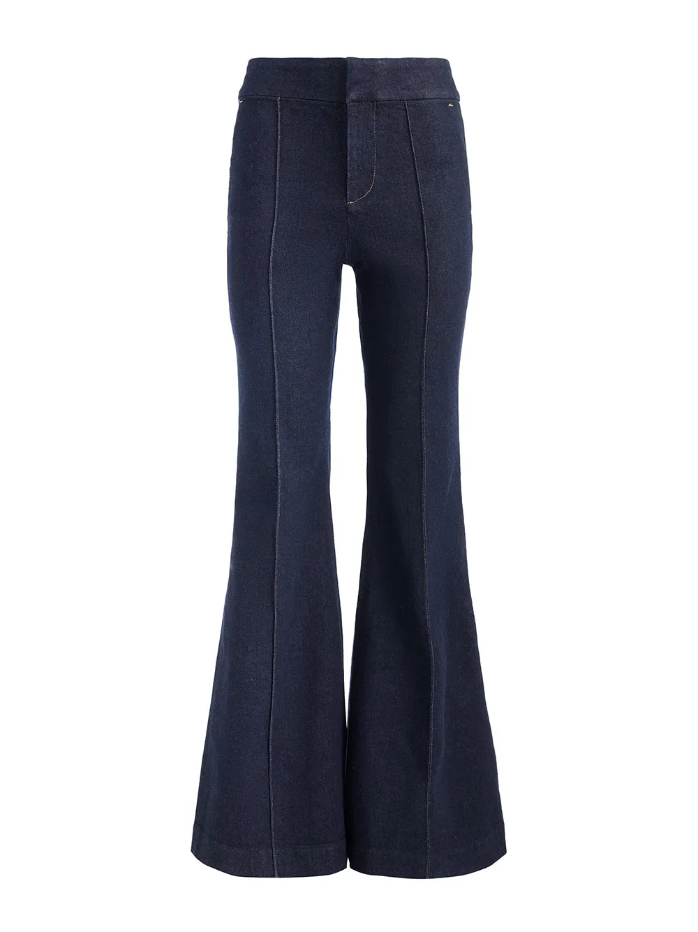 Alice   Olivia The Trouser Jean in Dark Rinse