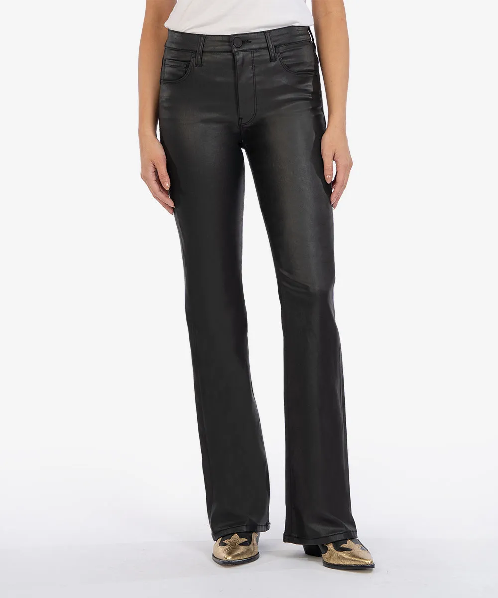 Ana Coated High Rise flare, Petite - FINAL SALE