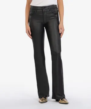 Ana Coated High Rise flare, Petite - FINAL SALE
