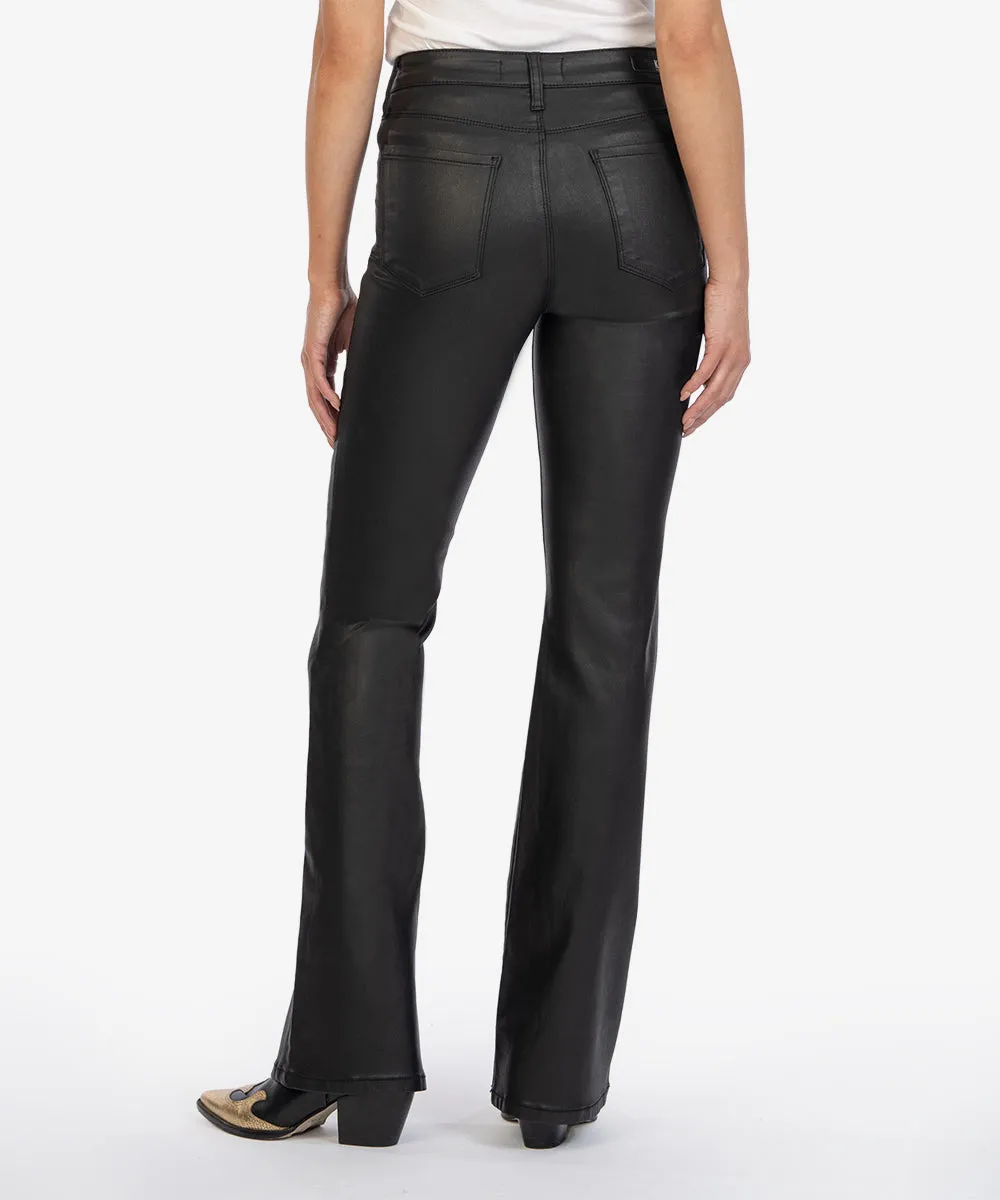 Ana Coated High Rise flare, Petite - FINAL SALE