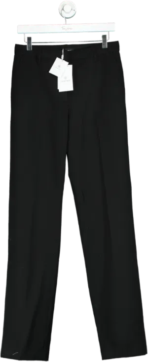 Anine Bing Black Tailored Straight Leg Trousers UK 8