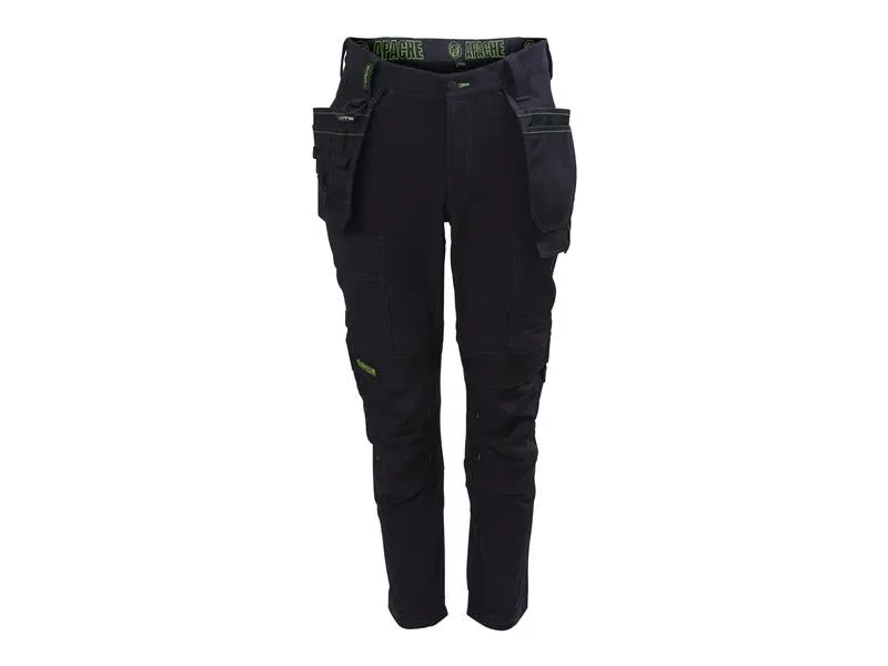 Apache Calgary Black Stretch Holster Trousers Waist 36in Leg 33in