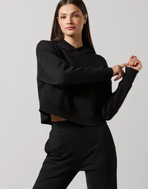 Ariella Cropped Sweater in Black