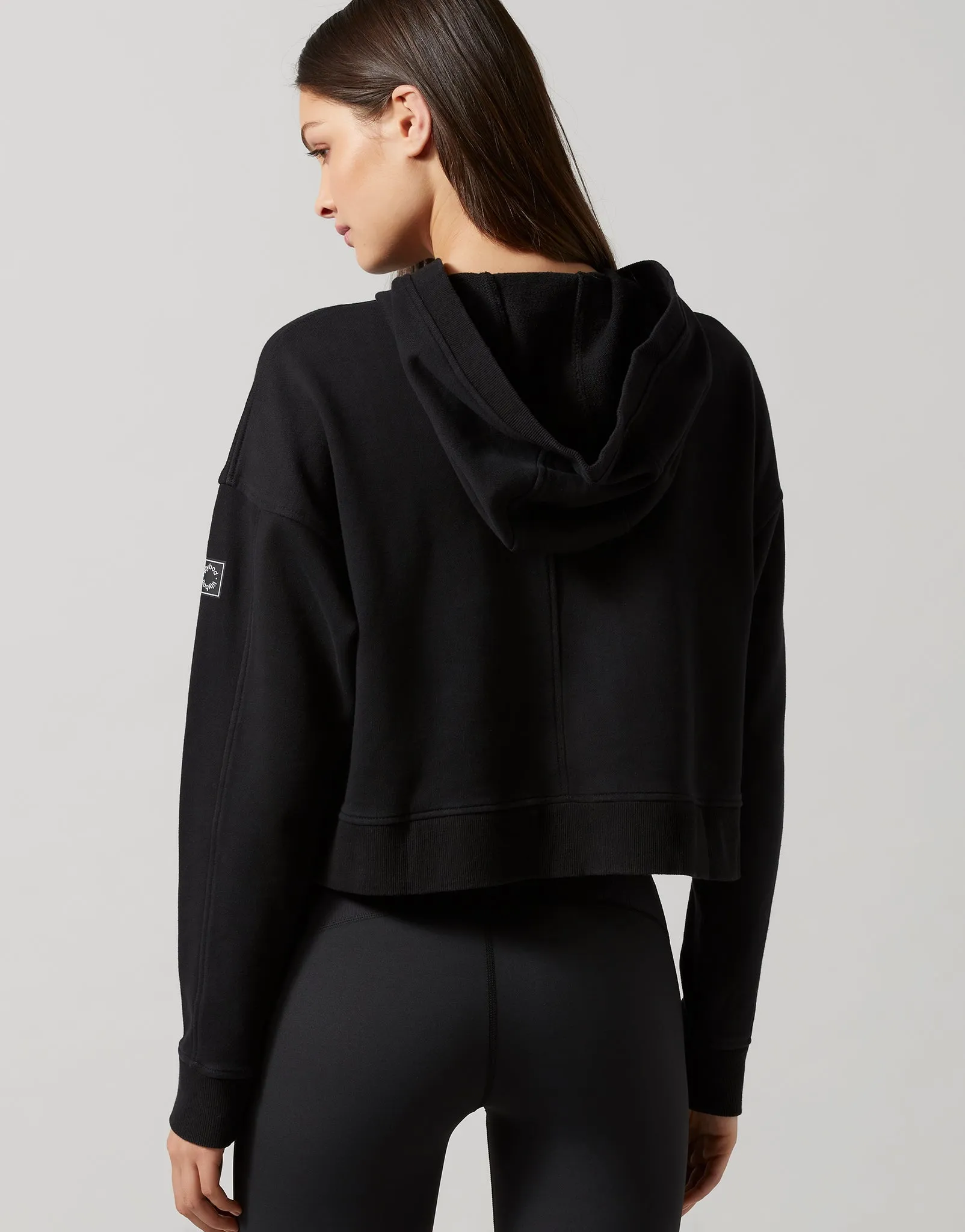 Ariella Cropped Sweater in Black