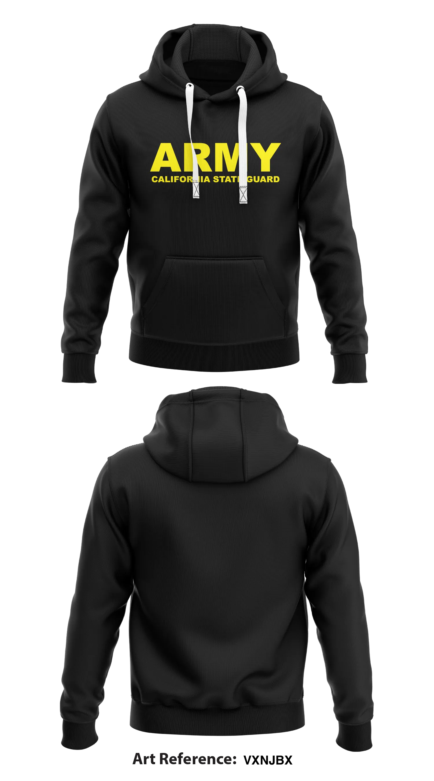 ARMY California State Guard Store 1  Core Men's Hooded Performance Sweatshirt - vXnJbx
