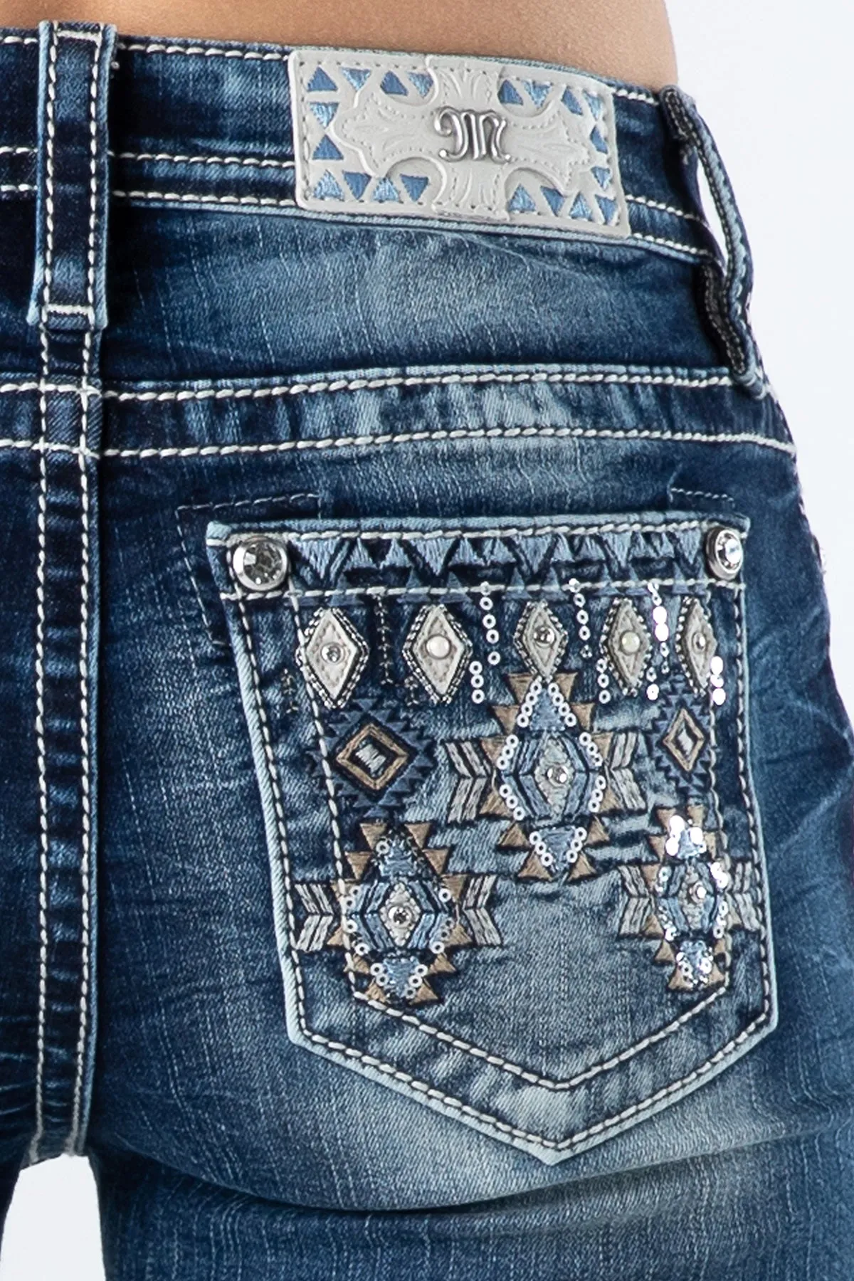 Aztec Geometric Bootcut