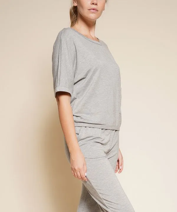 BAMBOO french terry pullover