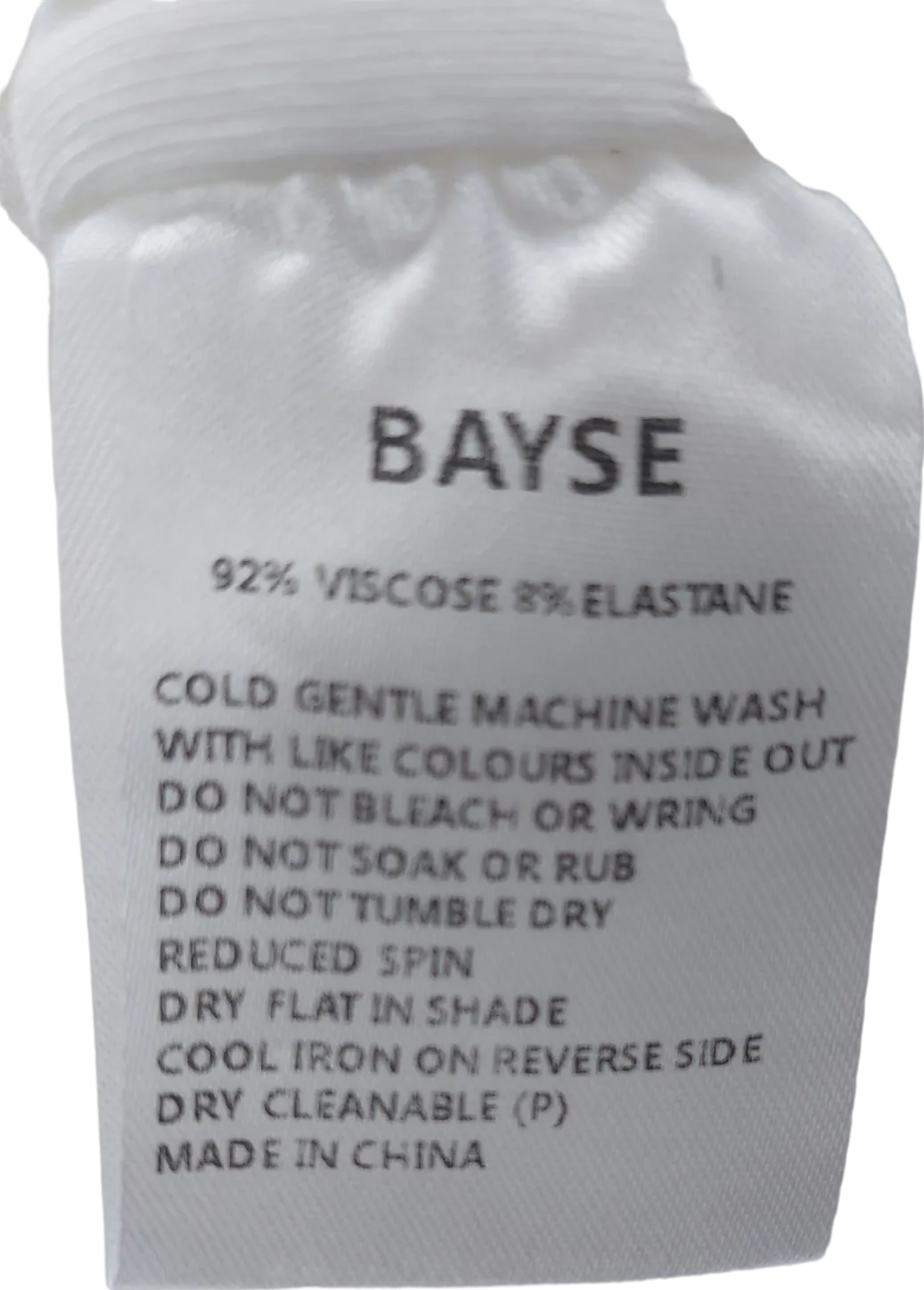 Bayse White Nakia Midi Dress UK S