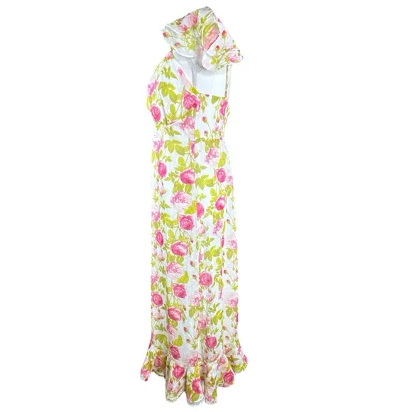 BETSEY JOHNSON Pepper Midi Dress in Color Sonic White, Size M.