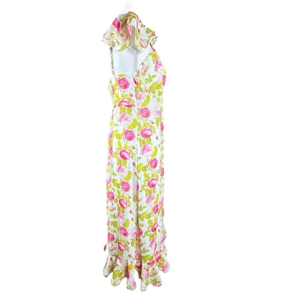 BETSEY JOHNSON Pepper Midi Dress in Color Sonic White, Size M.
