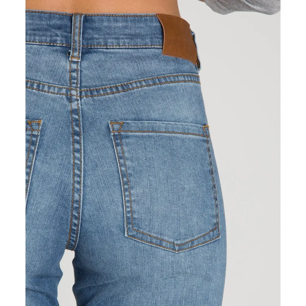 Billabong Women's Diggin It Flared Denim Jean| Coastal Blue