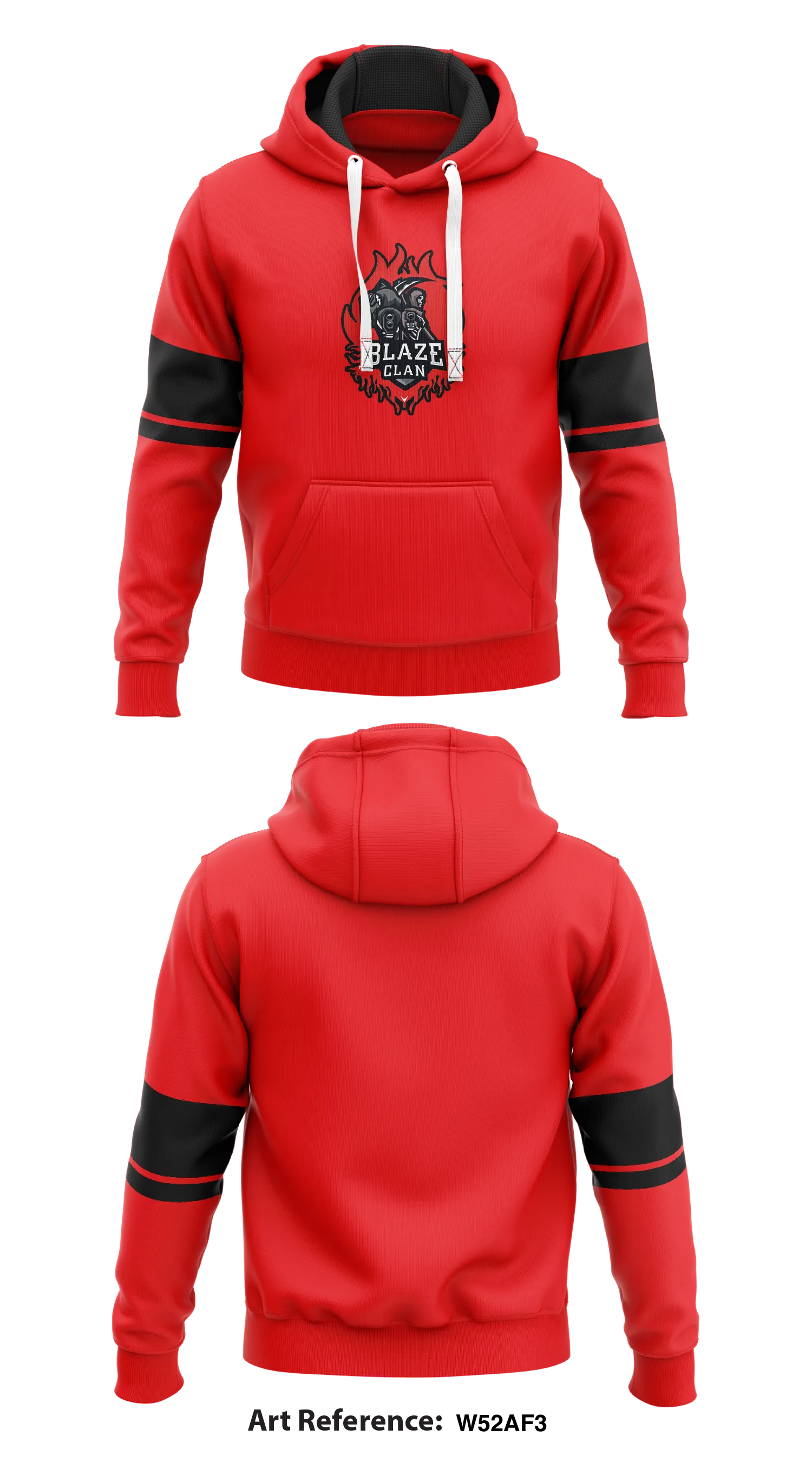 Blaze Clan Store 1  Core Men's Hooded Performance Sweatshirt - W52Af3