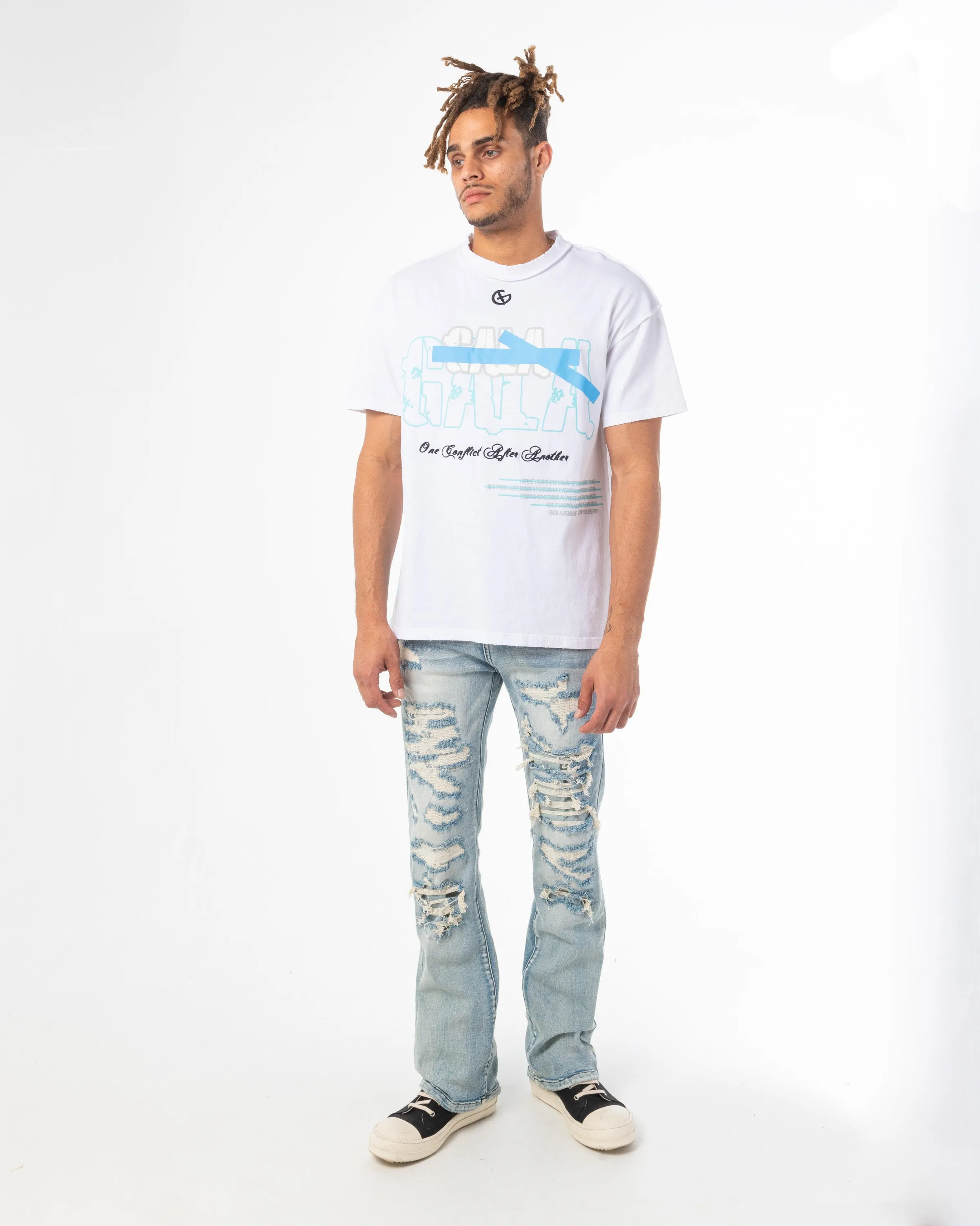 BLITZ STACKED DENIM (LIGHT STONE WASH)