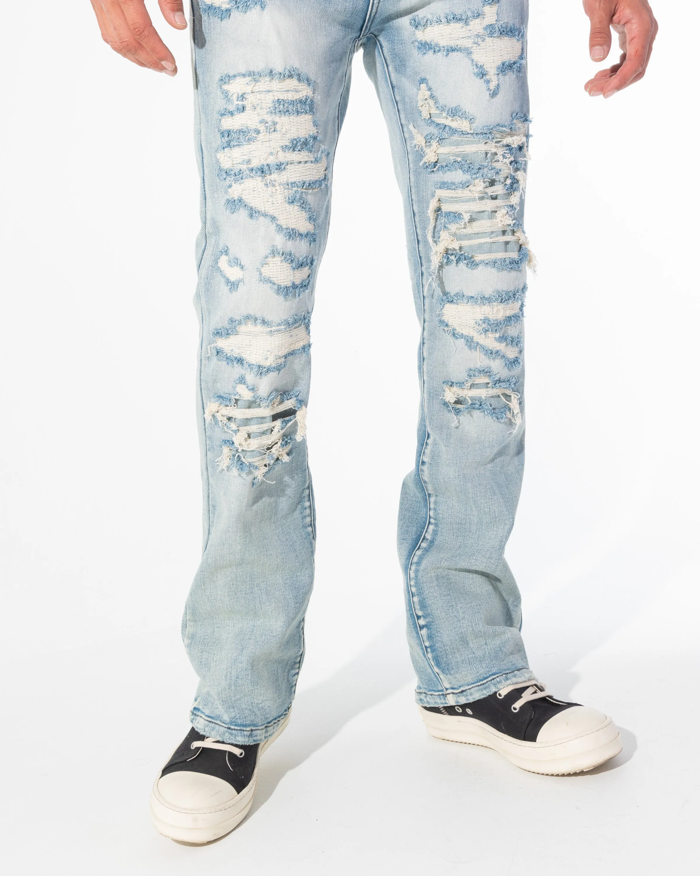 BLITZ STACKED DENIM (LIGHT STONE WASH)