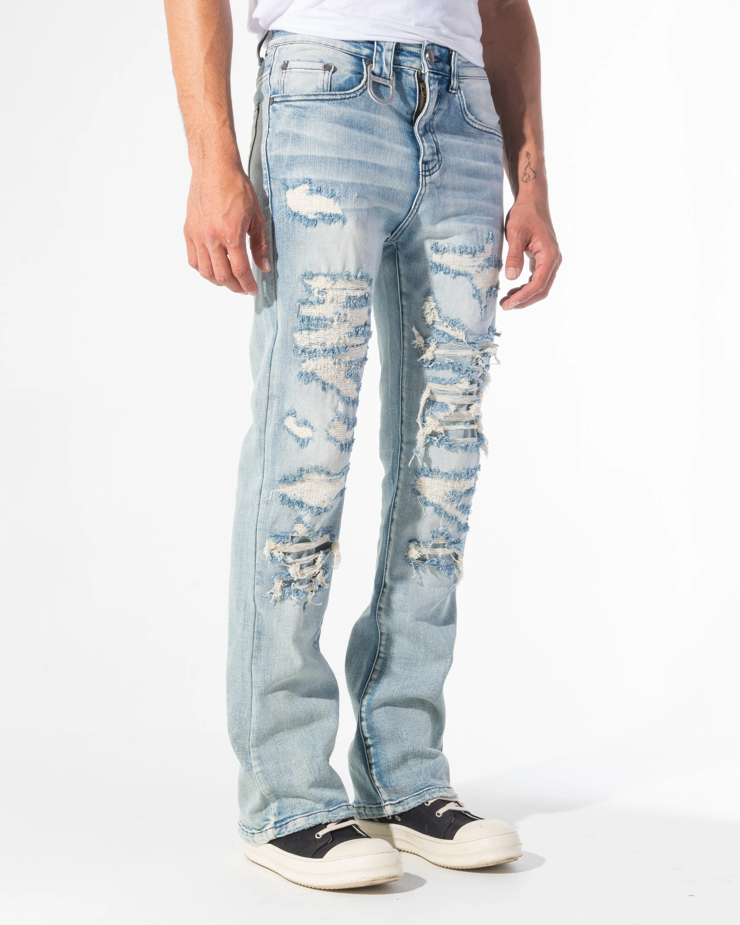 BLITZ STACKED DENIM (LIGHT STONE WASH)