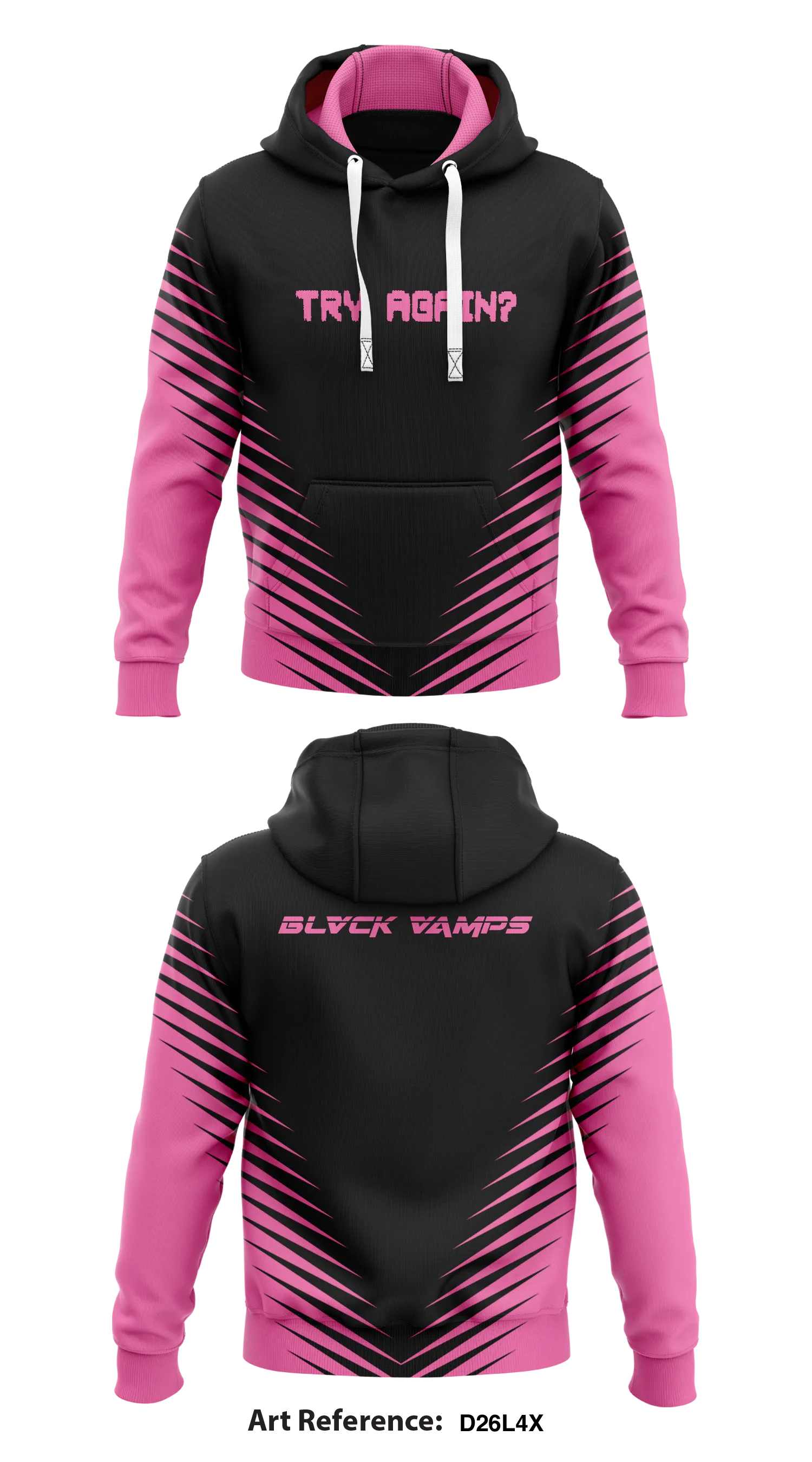 Blvck Vamps Store 1  Core Men's Hooded Performance Sweatshirt - d26L4X