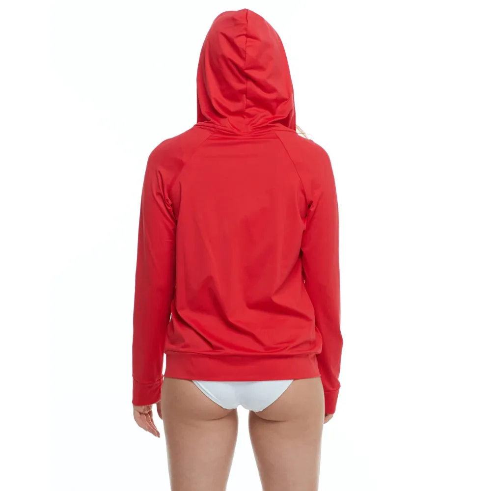 BODY GLOVE SMOOTHIES ADELINE ZIP-UP HOODIE TRUE