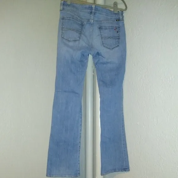BOGO Lucky Brand Embroidered Flowers Hippie BootCut Stretch Jeans Floral Boot 6