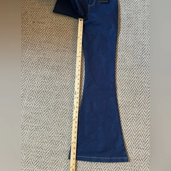 Bright &amp; Beautiful “Donna Rainbow Dreamer”High-Rise Flare Jeans Size 0 NWT