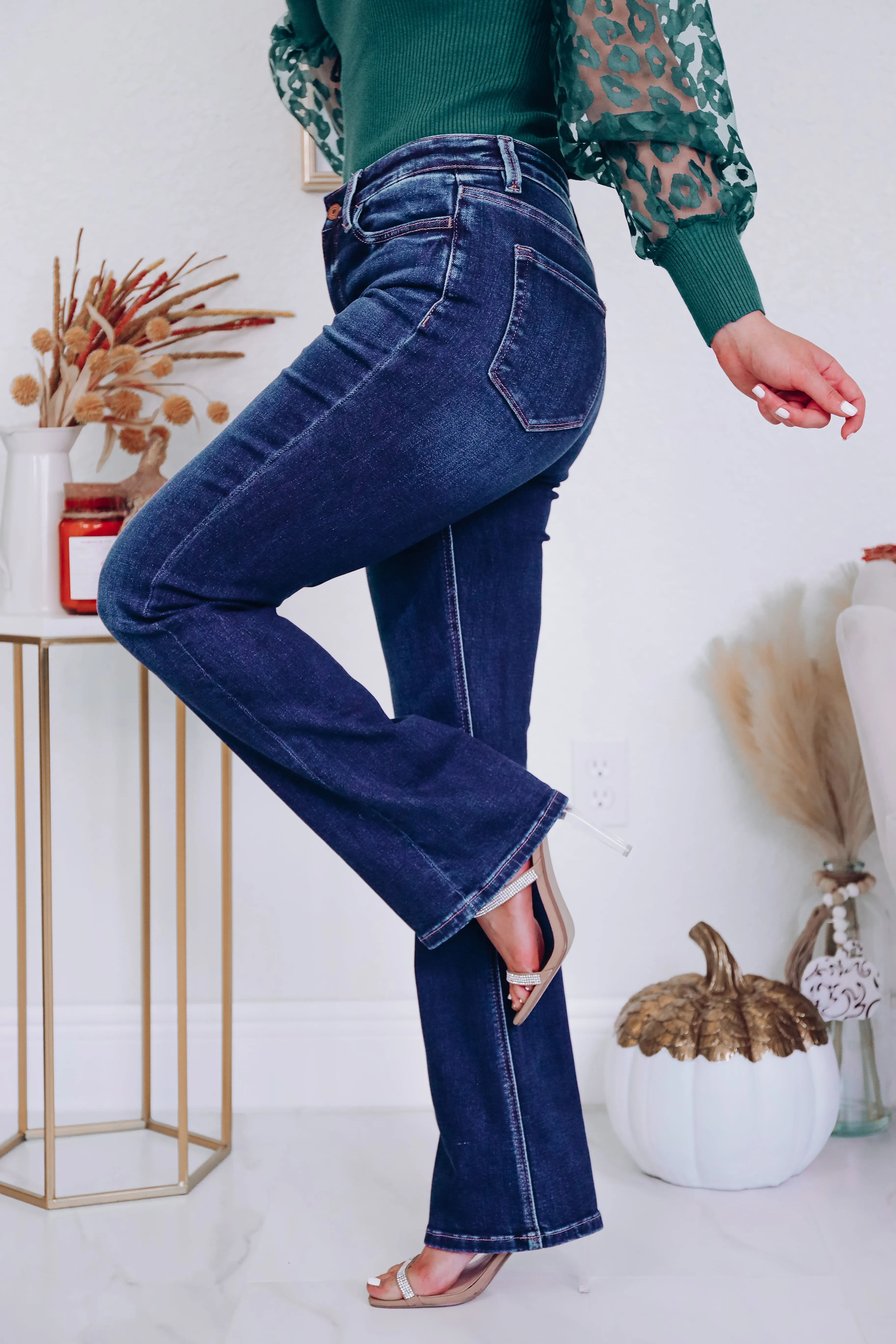 Brooks Bootcut Jeans - Dark Wash