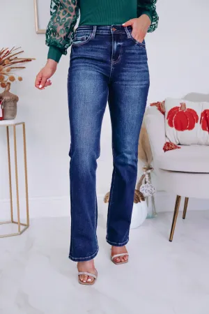Brooks Bootcut Jeans - Dark Wash
