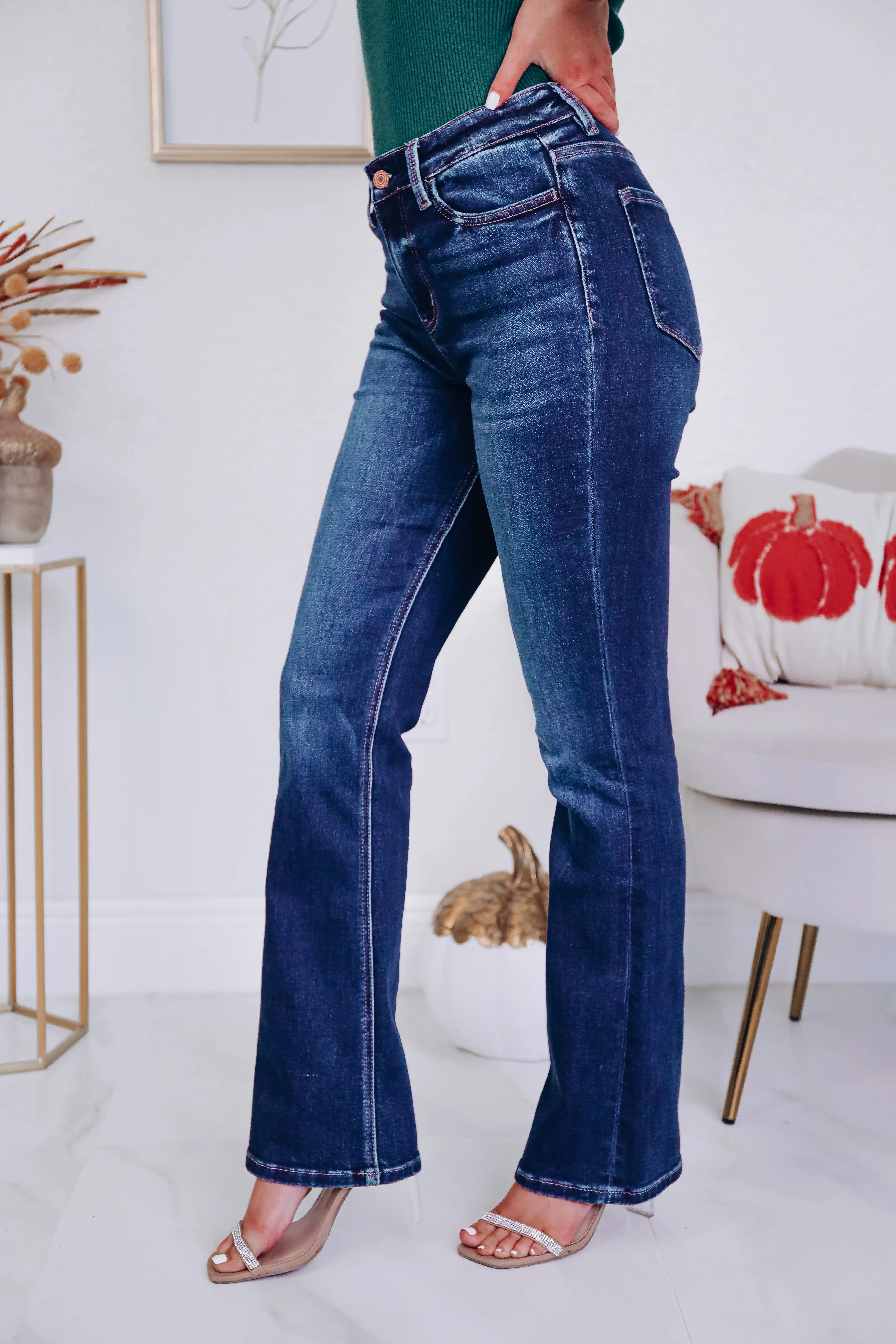 Brooks Bootcut Jeans - Dark Wash