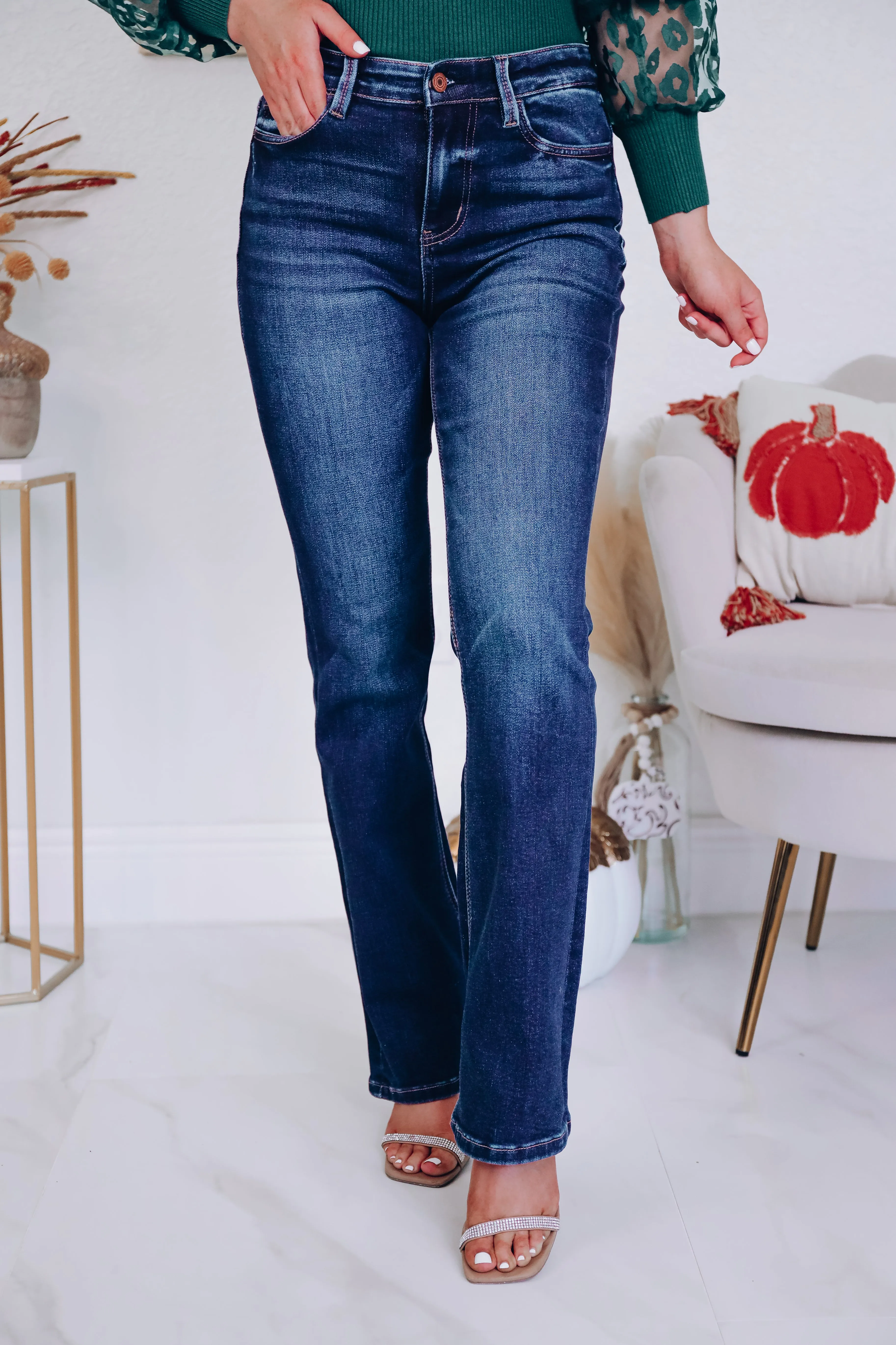 Brooks Bootcut Jeans - Dark Wash