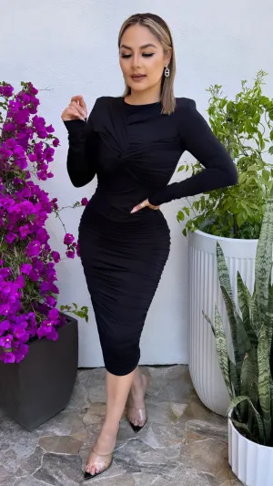 BRYNN BLACK DRESS