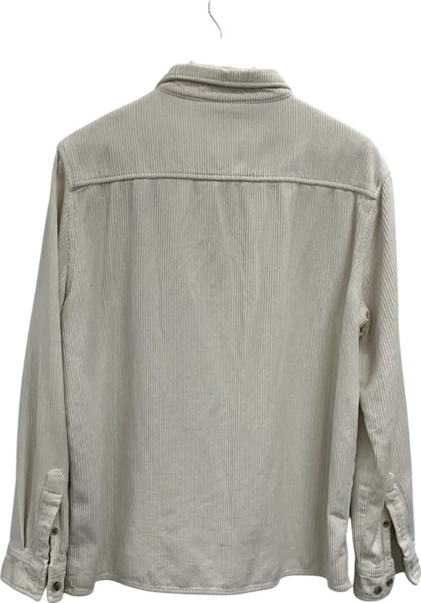 Burton White Cotton Workwear Jacket UK M