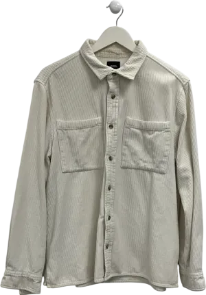 Burton White Cotton Workwear Jacket UK M