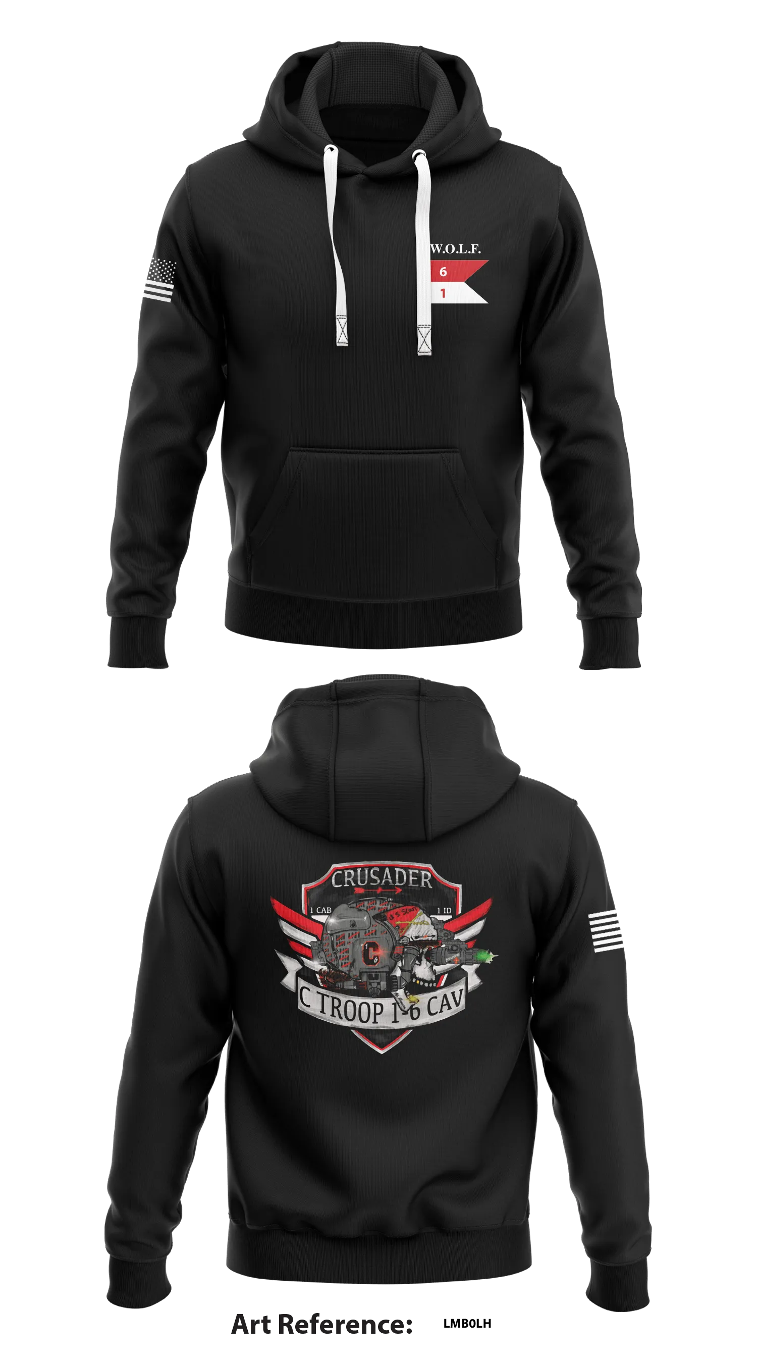 C Trp, 1-6 CAV Store 1  Core Men's Hooded Performance Sweatshirt - lMB0lH